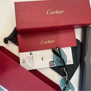 Cartier Sunglasses with Red and Black Case